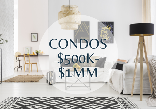 Condos $500K-$1MM